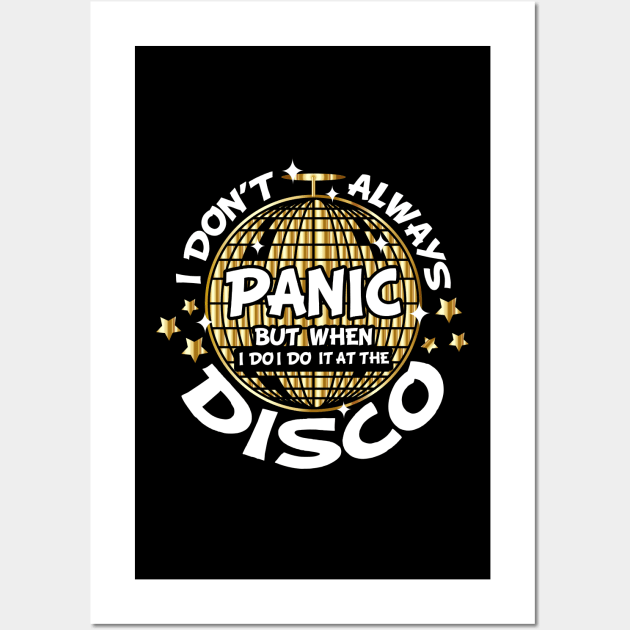 Disco T-Shirt 70s 80 s 90s retro dance Wall Art by biNutz